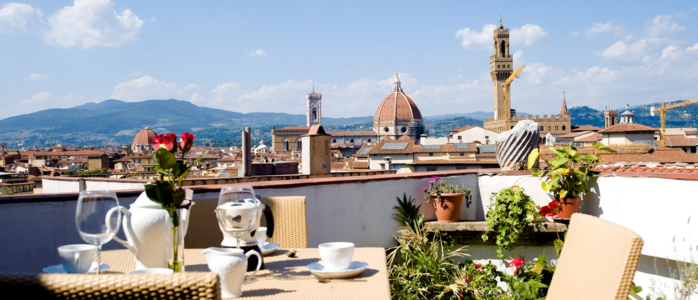 Bright Florence apartment with a city view