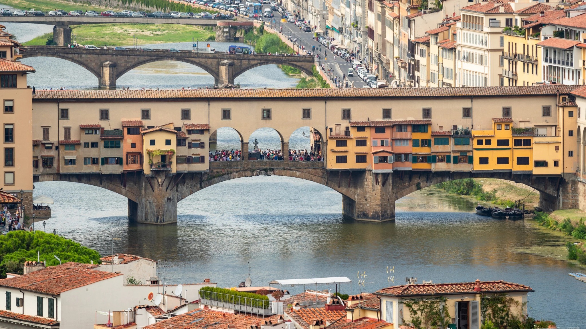 Florence cityscape with historic rooftops